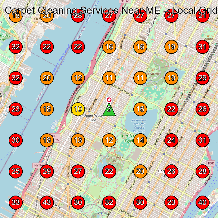 Carpet Cleaning Services Near ME GeoGrid visibility map for Carpet Cleaning Service in None